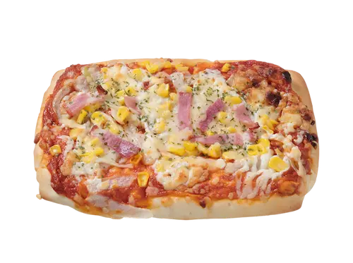 あふれたミックスピザパン｜宮崎・鹿児島のセブンイレブンパン by モンドール