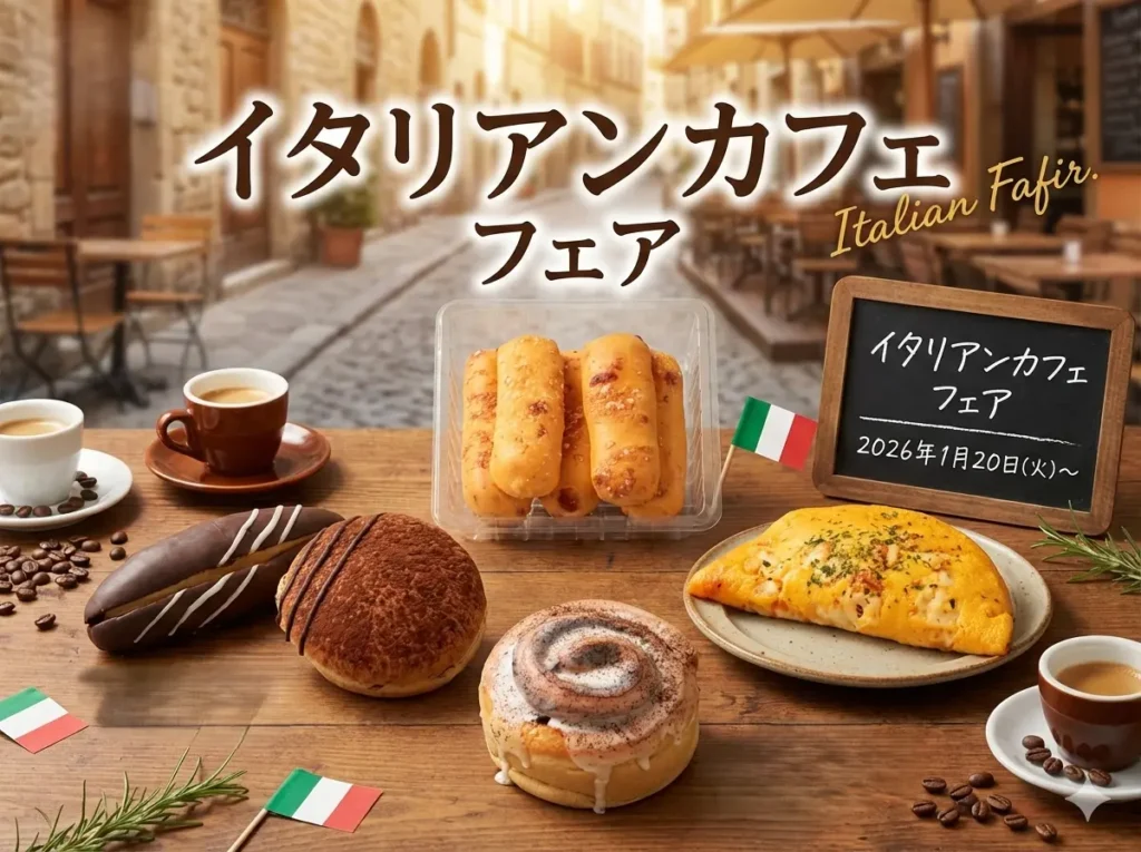 イタリアンカフェフェア特集｜宮崎・鹿児島のセブンイレブンパン by モンドール