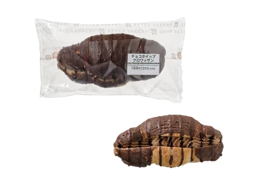 チョコホイップクロワッサン｜宮崎・鹿児島のセブンイレブンパン by モンドール